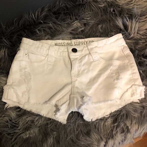 Mossimo Supply Co. Pants - Mossimo Juniors White Shorts